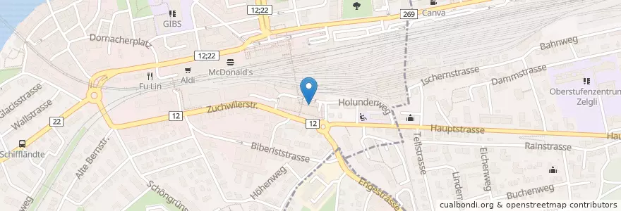 Mapa de ubicacion de Iniyaa Restaurant en Suiza, Soleura, Amtei Solothurn-Lebern, Bezirk Solothurn, Bezirk Wasseramt, Solothurn.