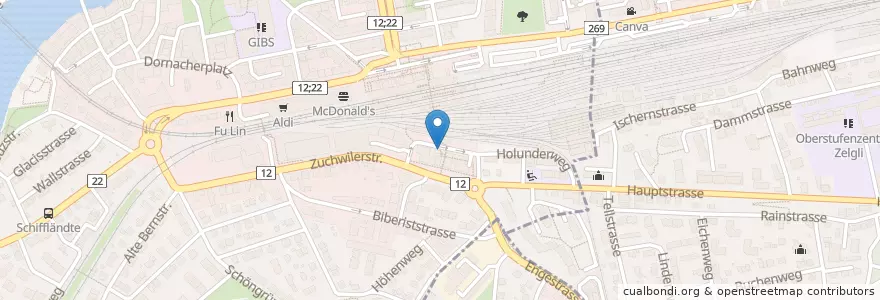 Mapa de ubicacion de memo en İsviçre, Solothurn, Amtei Solothurn-Lebern, Bezirk Solothurn, Bezirk Wasseramt, Solothurn.
