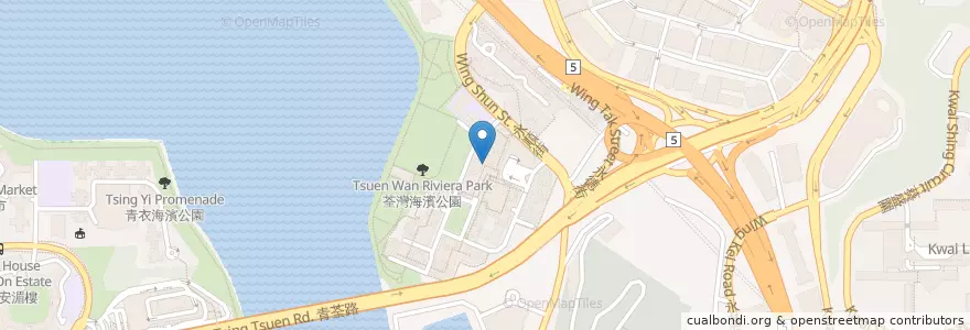 Mapa de ubicacion de 大家樂 Café de Coral en 中国, 広東省, 香港, 新界.