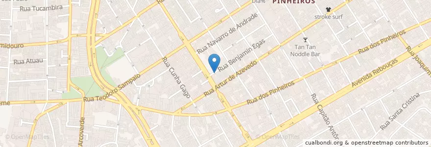 Mapa de ubicacion de Na Garagem en البَرَازِيل, المنطقة الجنوبية الشرقية, ساو باولو, Região Geográfica Intermediária De São Paulo, Região Metropolitana De São Paulo, Região Imediata De São Paulo, ساو باولو.
