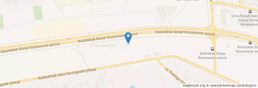 Mapa de ubicacion de KFC en Россия, Центральный Федеральный Округ, Москва, Восточный Административный Округ, Район Косино-Ухтомский.