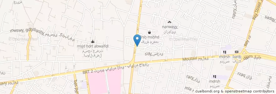 Mapa de ubicacion de مسجد شاهچراغی en 伊朗, 德黑兰, شهرستان تهران, 德黑蘭, بخش مرکزی شهرستان تهران.