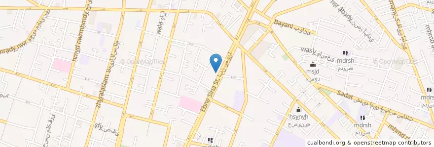 Mapa de ubicacion de درمانگاه خیریه دندانپزشکی امام موسی کاظم علیه الاسلام en Iran, Teheran, شهرستان تهران, Teheran, بخش مرکزی شهرستان تهران.