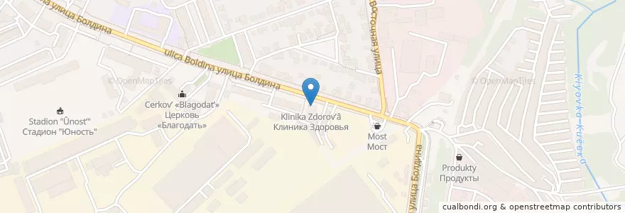 Mapa de ubicacion de Клиника Здоровья en Russie, District Fédéral Central, Oblast De Kalouga, Городской Округ Калуга.