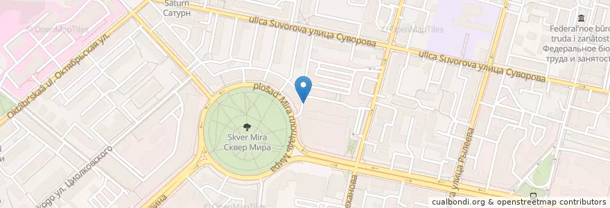 Mapa de ubicacion de Будка ППС en 俄罗斯/俄羅斯, Центральный Федеральный Округ, 卡卢加州, Городской Округ Калуга.