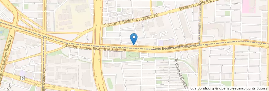 Mapa de ubicacion de 無老鍋市民店 en Tayvan, 新北市, Taipei, 大安區.