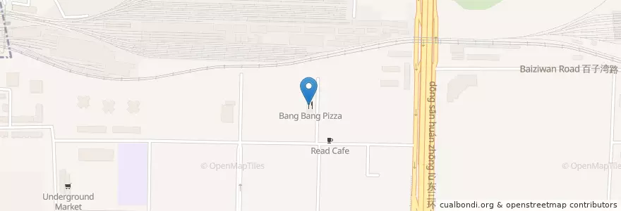 Mapa de ubicacion de Bang Bang Pizza en China, Beijing, Hebei, 朝阳区 / Chaoyang.