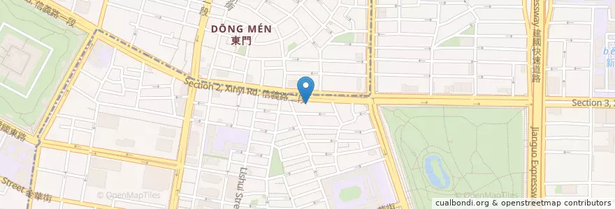 Mapa de ubicacion de 合作金庫商業銀行 en Taiwan, 新北市, Taipé, 大安區.
