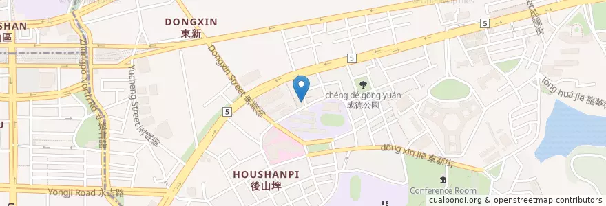 Mapa de ubicacion de 成德分隊 en تايوان, تايبيه الجديدة, تايبيه, 南港區.