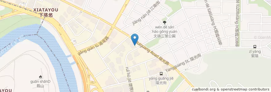 Mapa de ubicacion de 合作金庫商業銀行 en Taïwan, Nouveau Taipei, Taipei, District De Neihu.