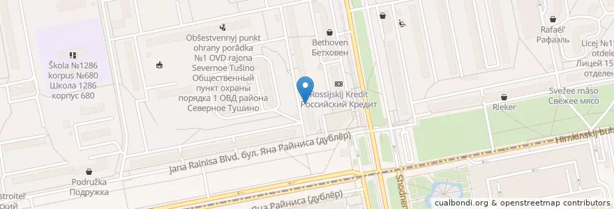 Mapa de ubicacion de Гемотест en Russia, Distretto Federale Centrale, Москва, Северо-Западный Административный Округ.