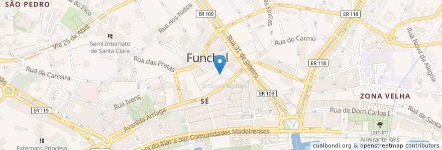 Mapa de ubicacion de LC2 bar en ポルトガル.