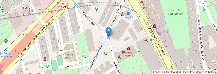 Mapa de ubicacion de 351 - Jane Addams 26 en España, Catalunya, Barcelona, Barcelonès, Barcelona.