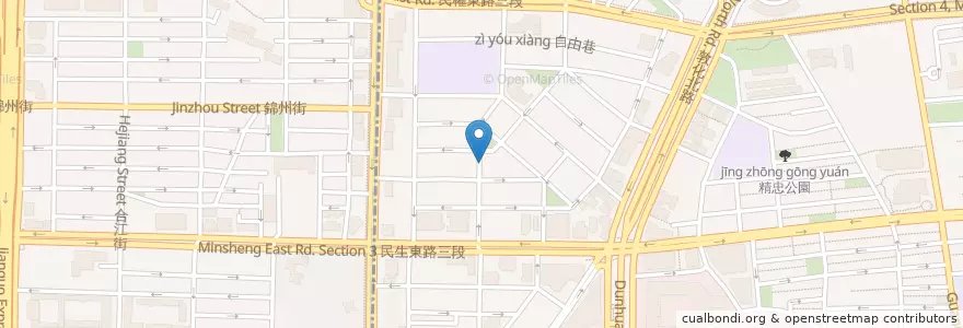 Mapa de ubicacion de GaBee.咖啡店 en Taiwan, New Taipei, Taipei, Songshan District.