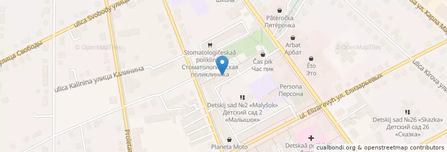 Mapa de ubicacion de Аптека №59 en Russia, Ural Federal District, Sverdlovsk Oblast, Восточный Управленческий Округ, Irbitsky District, Городской Округ Ирбит.