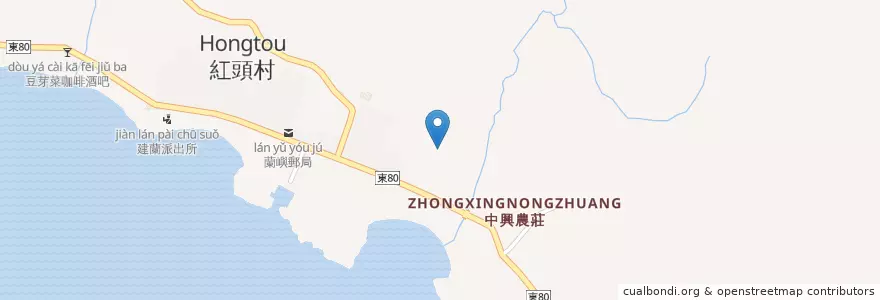 Mapa de ubicacion de 小蘭嶼BBQ en 臺灣, 臺灣省, 臺東縣, 蘭嶼鄉 Ponso No Tao.