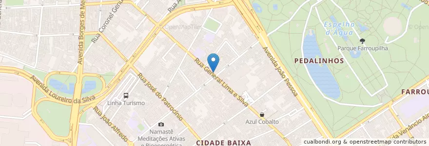 Mapa de ubicacion de Artesanato do Pastel en Brazil, Jižní Region, Rio Grande Do Sul, Região Metropolitana De Porto Alegre, Região Geográfica Intermediária De Porto Alegre, Região Geográfica Imediata De Porto Alegre, Porto Alegre.