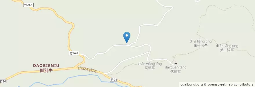 Mapa de ubicacion de 芎林鄉 en 臺灣, 臺灣省, 新竹縣, 芎林鄉.