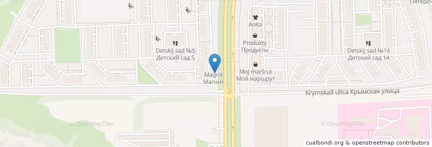 Mapa de ubicacion de Домашняя аптека en Rússia, Distrito Federal Central, Oblast De Kursk, Курский Район, Городской Округ Курск.
