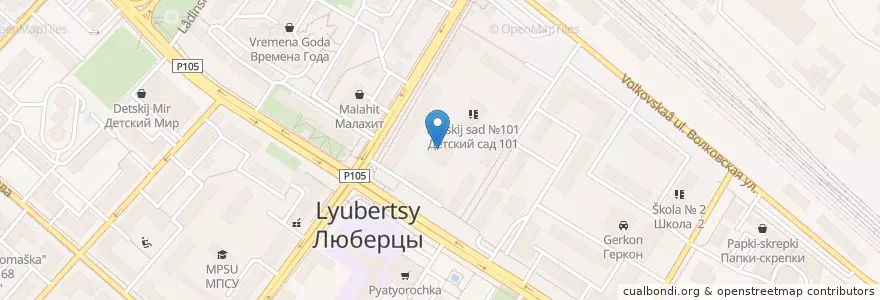 Mapa de ubicacion de Центр МРТ-диагностики «ВЕДМЕД Эксперт» en Russia, Central Federal District, Moscow Oblast, Lyuberetsky District.