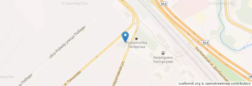 Mapa de ubicacion de Виднофф en روسيا, Центральный Федеральный Округ, محافظة موسكو, Ленинский Городской Округ.