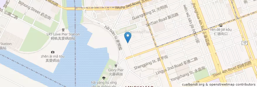 Mapa de ubicacion de Black Dog Pub en Taiwán, Kaohsiung.