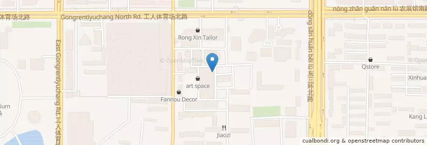 Mapa de ubicacion de Park 17 Italian Restaurant en China, Beijing, Hebei, Chaoyang District.
