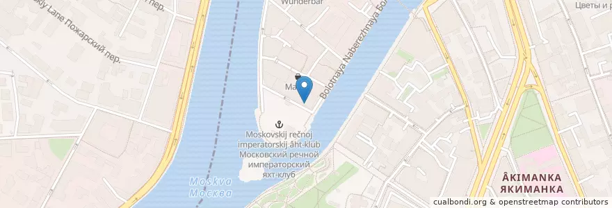Mapa de ubicacion de Gipsy en Rusya Federasyonu, Центральный Федеральный Округ, Москва, Центральный Административный Округ.