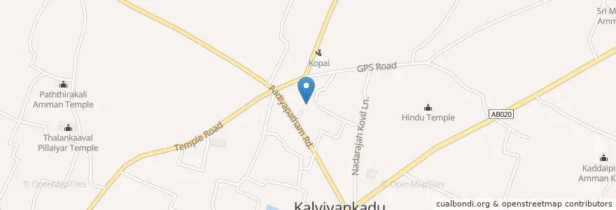 Mapa de ubicacion de Pillayar Kovil en ශ්‍රී ලංකාව இலங்கை, வட மாகாணம், யாழ்ப்பாணம் மாவட்டம்.