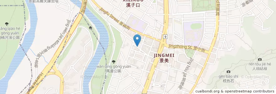 Mapa de ubicacion de 來來順餡餅粥 en Taiwan, Neu-Taipeh, Wenshan.