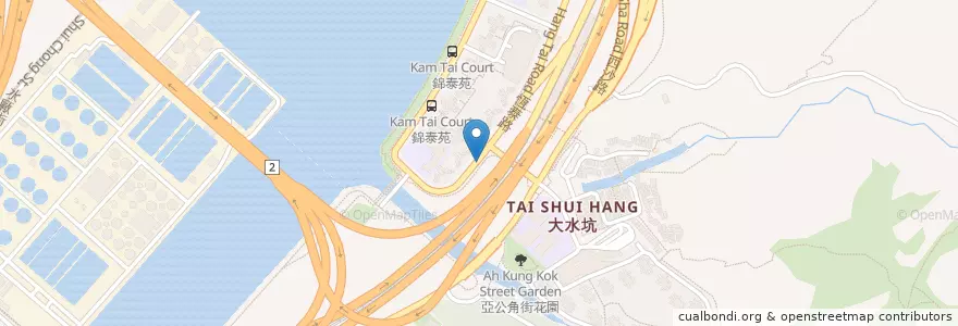 Mapa de ubicacion de 公眾單車泊位 en 中国, 香港, 广东省, 新界, 沙田區.