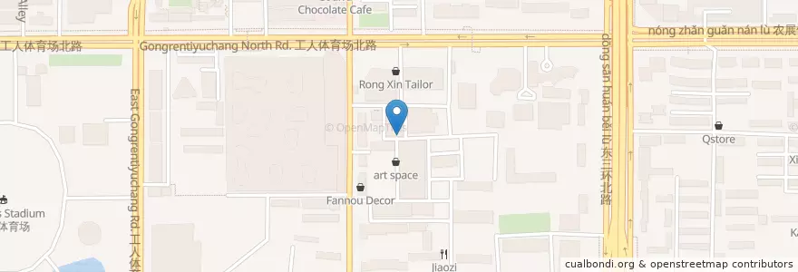 Mapa de ubicacion de Pirate King Seafood Restaurant en Çin, Pekin, Hebei, 朝阳区 / Chaoyang.