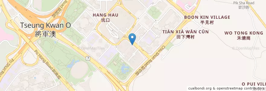 Mapa de ubicacion de 公眾單車泊位 en 中国, 广东省, 香港 Hong Kong, 新界 New Territories, 西貢區 Sai Kung District.