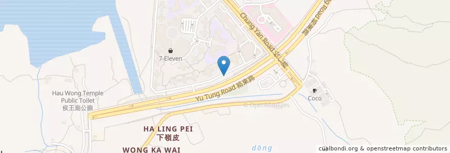 Mapa de ubicacion de 公眾單車泊位 en China, Hong Kong, Cantão, Novos Territórios, 離島區 Islands District.