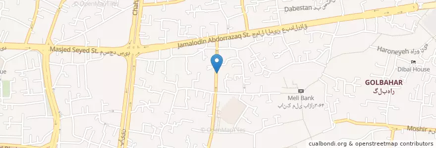 Mapa de ubicacion de میز مادربزرگ en ایران, استان اصفهان, شهرستان اصفهان, بخش مرکزی شهرستان اصفهان, اصفهان.