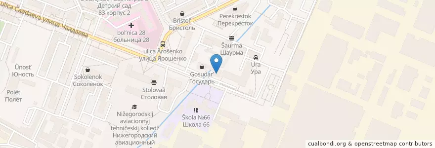 Mapa de ubicacion de Легенда en ロシア, 沿ヴォルガ連邦管区, ニジニ・ノヴゴロド州, ニジニ・ノヴゴロド管区.