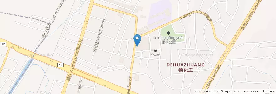 Mapa de ubicacion de 三商巧福 en 臺灣, 臺中市, 沙鹿區.