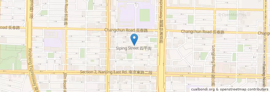 Mapa de ubicacion de 歐蜜瑪咖啡 en Taïwan, Nouveau Taipei, Taipei, District De Zhongshan.