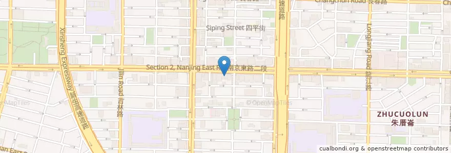 Mapa de ubicacion de 福勝亭 en 타이완, 신베이 시, 타이베이시, 중산 구.