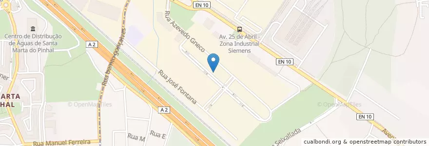 Mapa de ubicacion de Jukebox Club en Portugal, Área Metropolitana De Lisboa, Setúbal, Península De Setúbal, Seixal, Corroios.