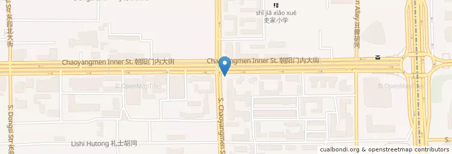 Mapa de ubicacion de 北京银行 en China, Beijing, Hebei, 东城区.