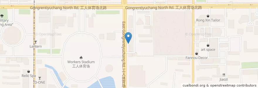 Mapa de ubicacion de Bar Mongolia en الصين, بكين, خبي, 朝阳区 / Chaoyang.