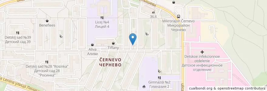 Mapa de ubicacion de Qiwi en Russie, District Fédéral Central, Oblast De Moscou, Городской Округ Красногорск.