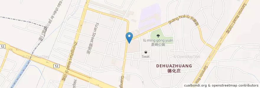 Mapa de ubicacion de 麥當勞 en تایوان, تایچونگ, 沙鹿區.