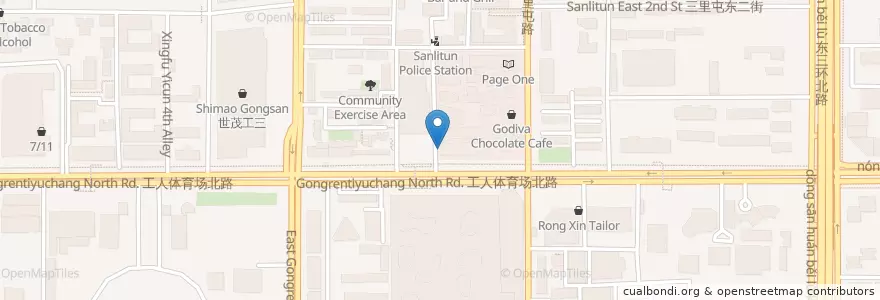 Mapa de ubicacion de Toyo en Китай, Пекин, Хэбэй, Район Чаоян.
