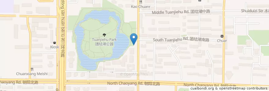 Mapa de ubicacion de Jiachang Cai en China, Pekín, Hebei, 朝阳区 / Chaoyang.