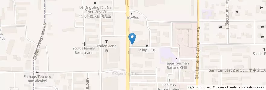 Mapa de ubicacion de Jiamei en China, Pequim, Hebei, 朝阳区 / Chaoyang.