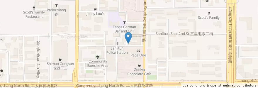 Mapa de ubicacion de Insane Bar en 中国, 北京市, 河北省, 朝阳区 / Chaoyang.