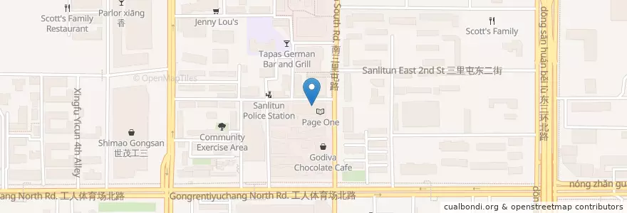 Mapa de ubicacion de Nespresso en China, Pequim, Hebei, 朝阳区 / Chaoyang.