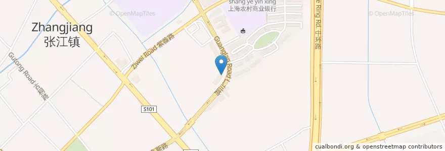 Mapa de ubicacion de 欧乐口腔 en 中国, 上海市, 浦東新区.